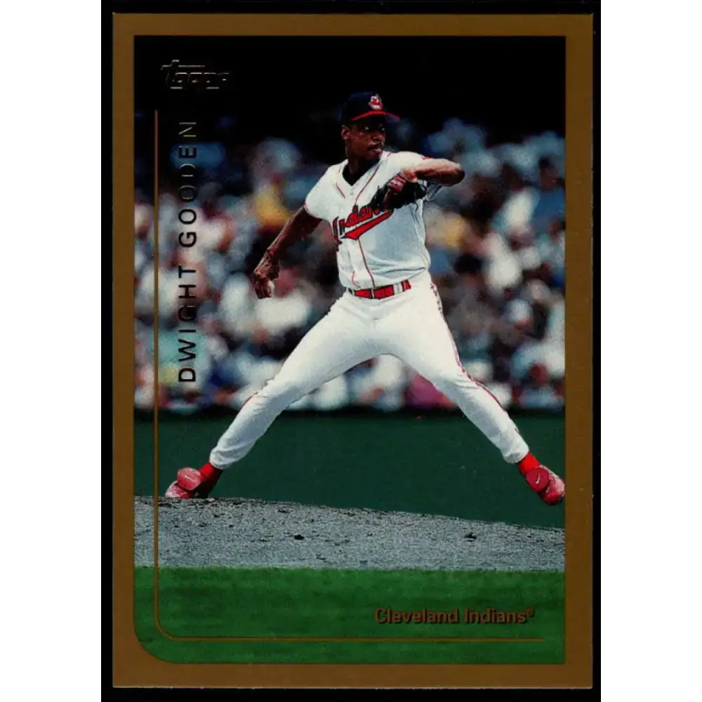 1999 Topps #254 Dwight Gooden NM-MT Cleveland Indians Baseball Card - Baseball Card Single