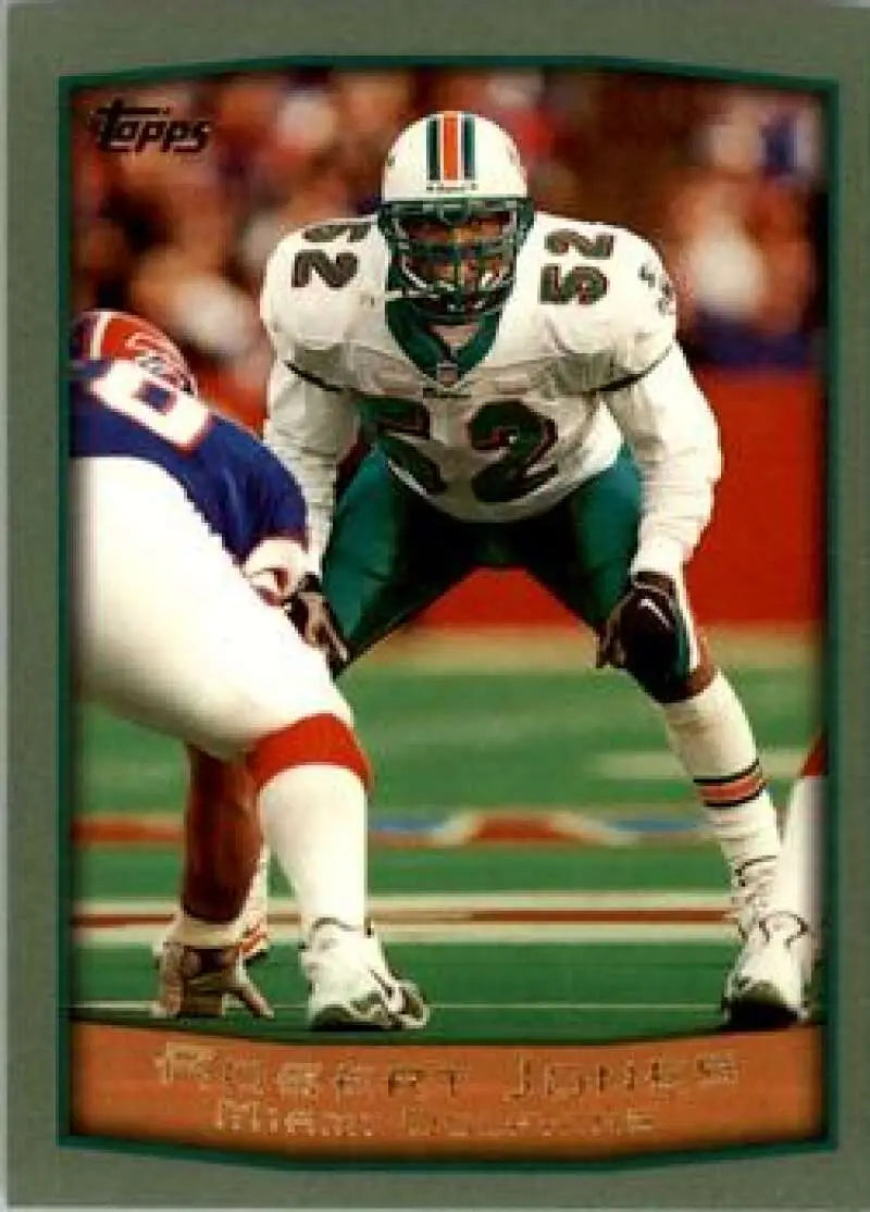 1999 Topps #254 Robert Jones EX Excellent Miami Dolphins Football Card - Football Card Single