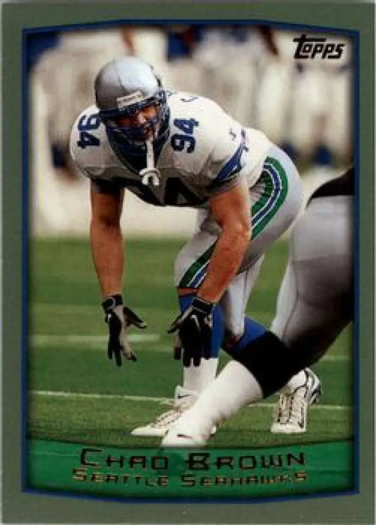 1999 Topps #255 Chad Brown EX Excellent Seattle Seahawks Football Card - Football Card Single