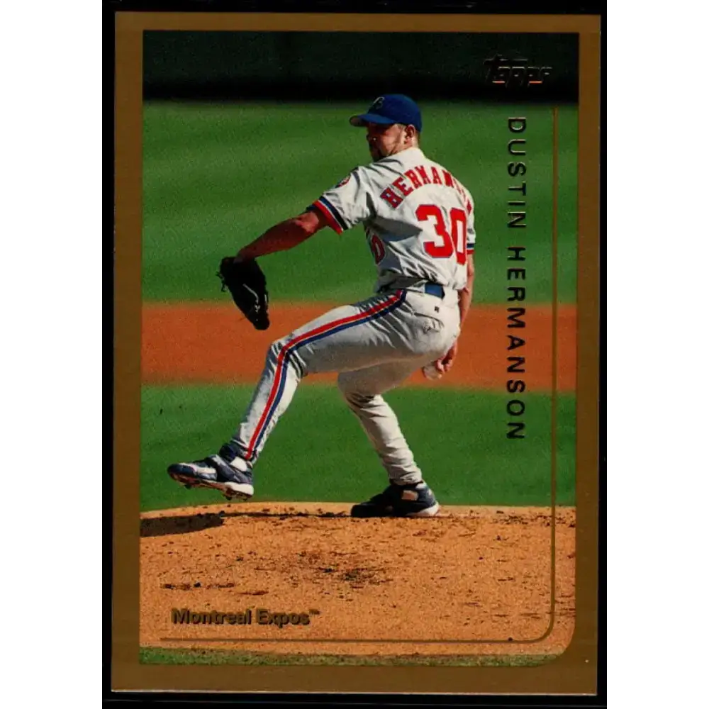 1999 Topps #255 Dustin Hermanson NM-MT Montreal Expos Baseball Card - Baseball Card Single