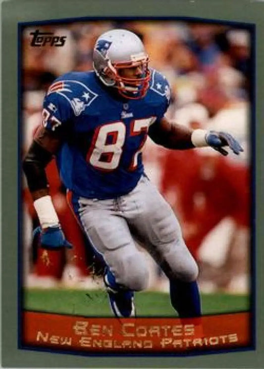 1999 Topps #256 Ben Coates EX Excellent New England Patriots Football Card