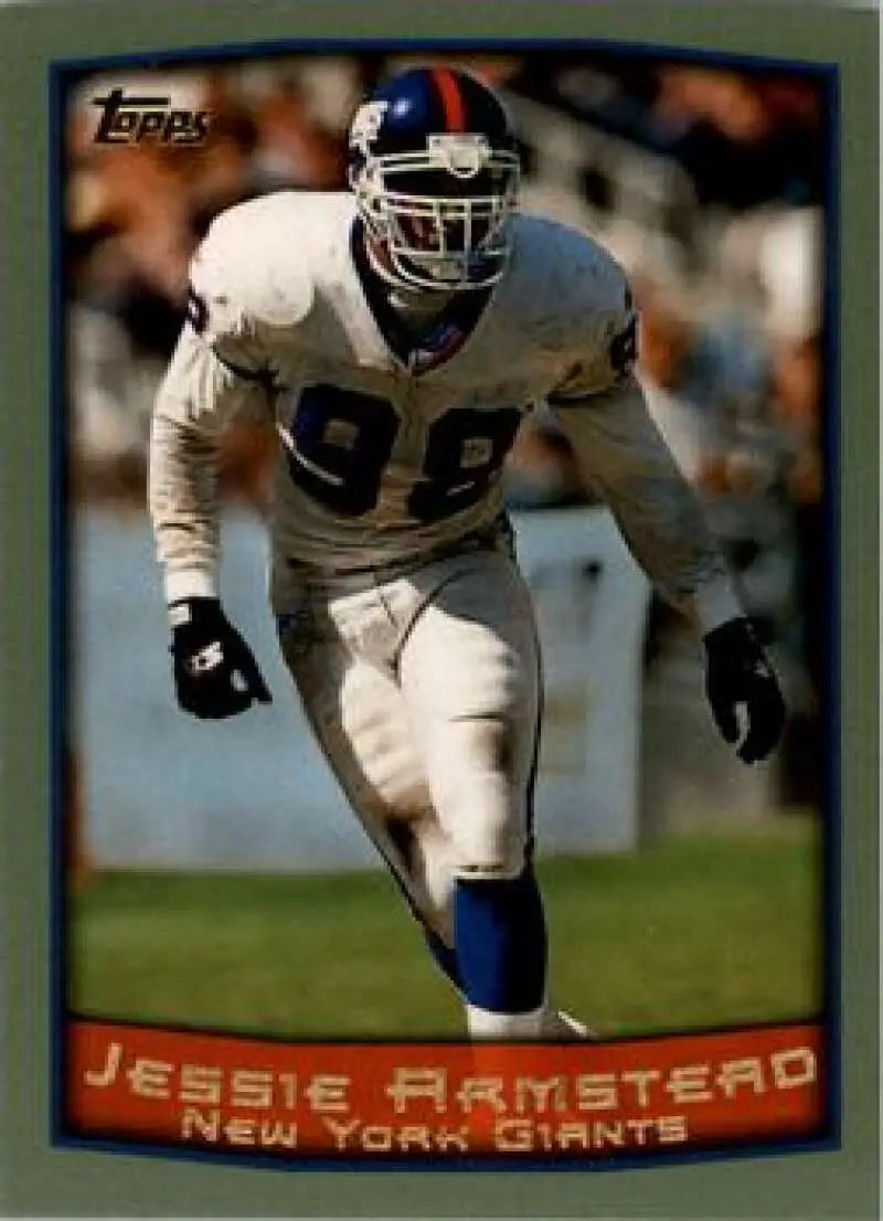 1999 Topps #258 Jessie Armstead EX Excellent New York Giants Football Card - Football Card Single