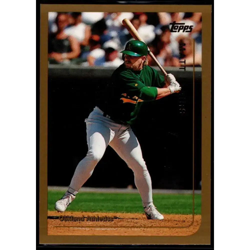 1999 Topps #259 Matt Stairs NM-MT Oakland Athletics Baseball Card - Baseball Card Single