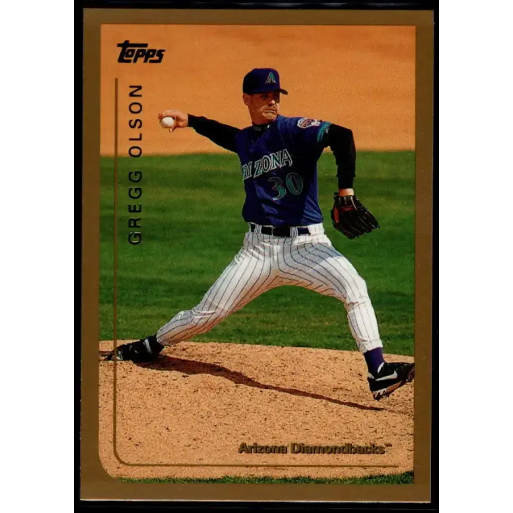1999 Topps #261 Gregg Olson NM-MT Arizona Diamondbacks Baseball Card - Baseball Card Single