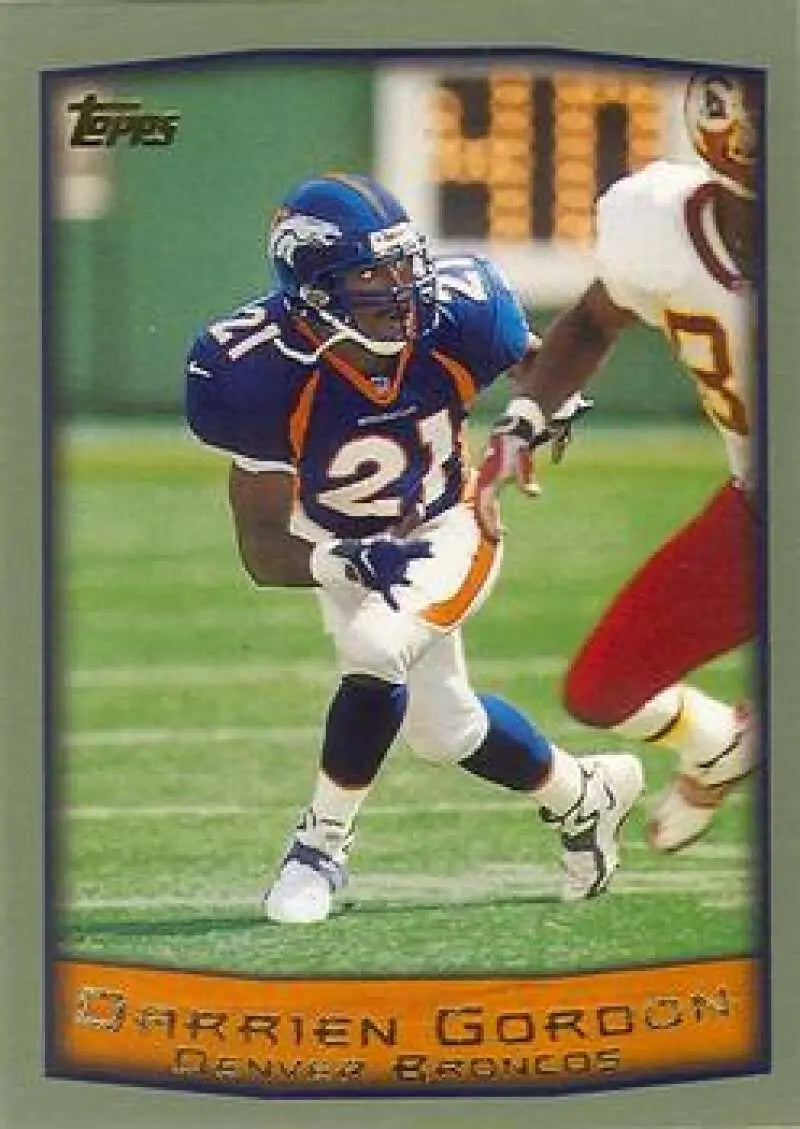 1999 Topps #264 Darrien Gordon EX Excellent Denver Broncos Football Card - Football Card Single