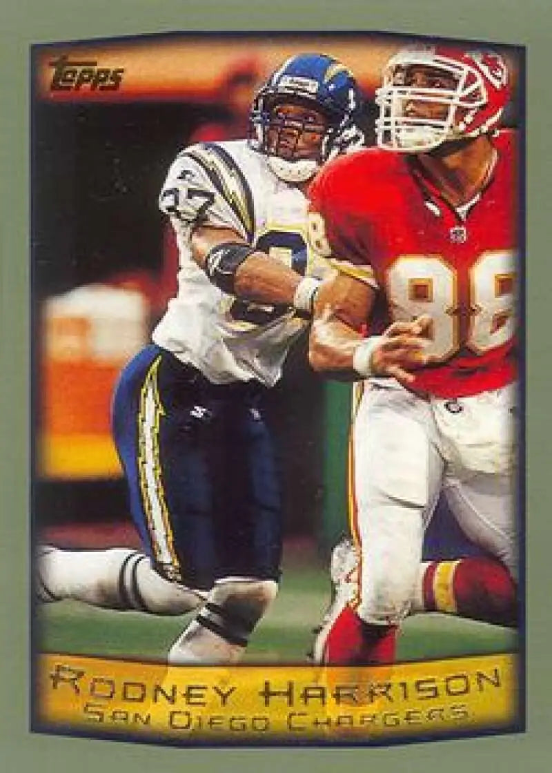 1999 Topps #265 Rodney Harrison EX Excellent San Diego Chargers Football Card - Football Card Single