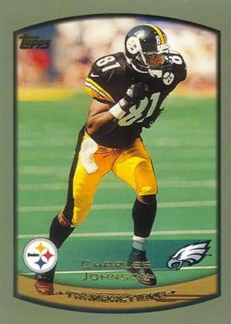 1999 Topps #266 Charles Johnson EX Excellent Philadelphia Eagles Football Card - Football Card Single