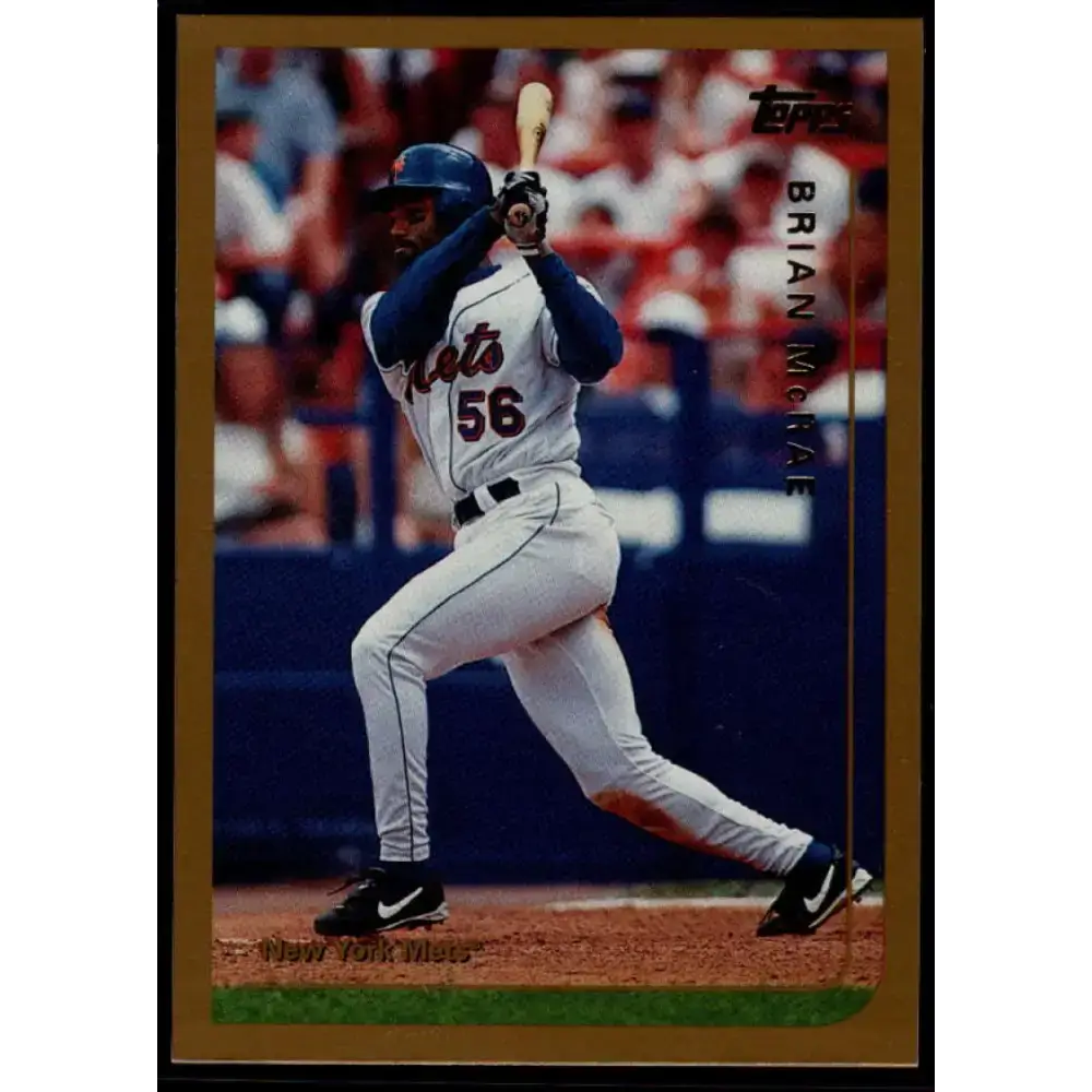 1999 Topps #269 Brian McRae NM-MT New York Mets Baseball Card - Baseball Card Single