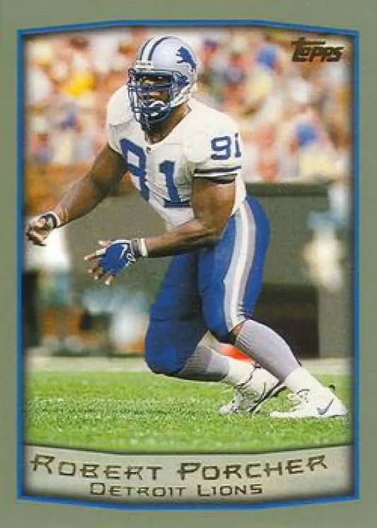 1999 Topps #271 Robert Porcher EX Excellent Detroit Lions Football Card - Football Card Single