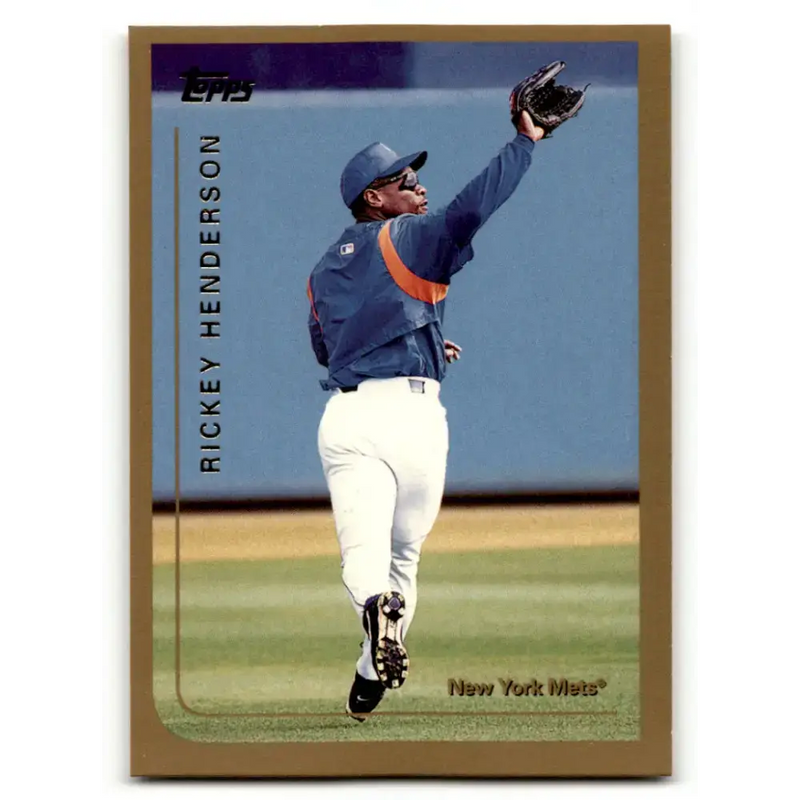 1999 Topps #277 Rickey Henderson NM-MT New York Mets Baseball Card - Baseball Card Single