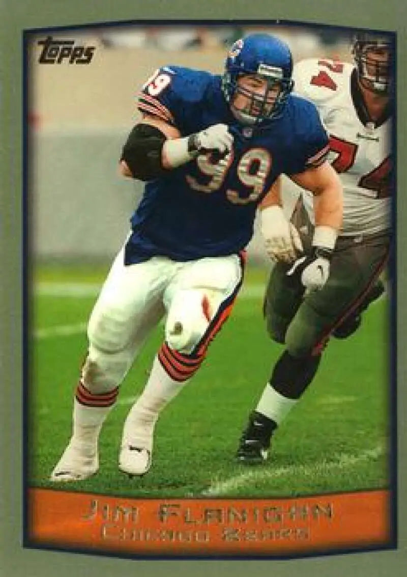 1999 Topps #282 Jim Flanigan EX Excellent Chicago Bears Football Card - Football Card Single