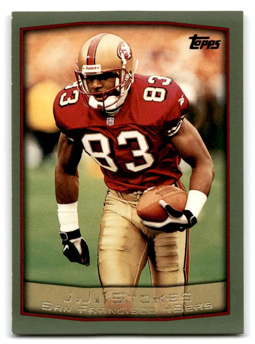 1999 Topps #284 J.J. Stokes - Football Card Single