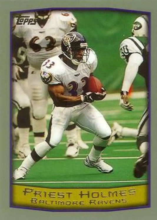 1999 Topps #287 Priest Holmes EX Excellent Baltimore Ravens Football Card