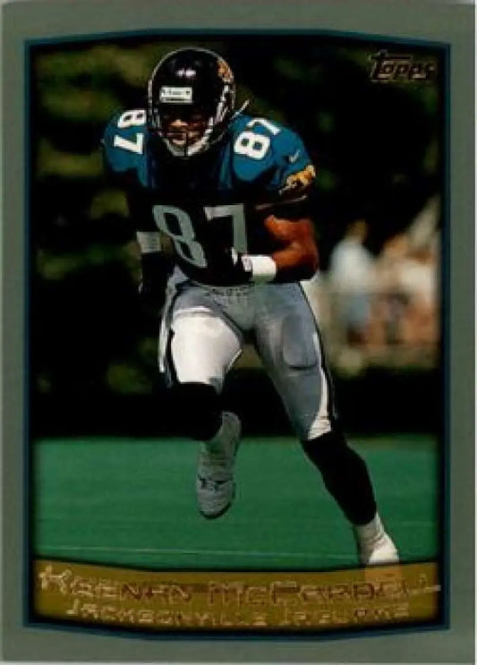 1999 Topps #288 Keenan McCardell EX Excellent Jacksonville Jaguars Football Card