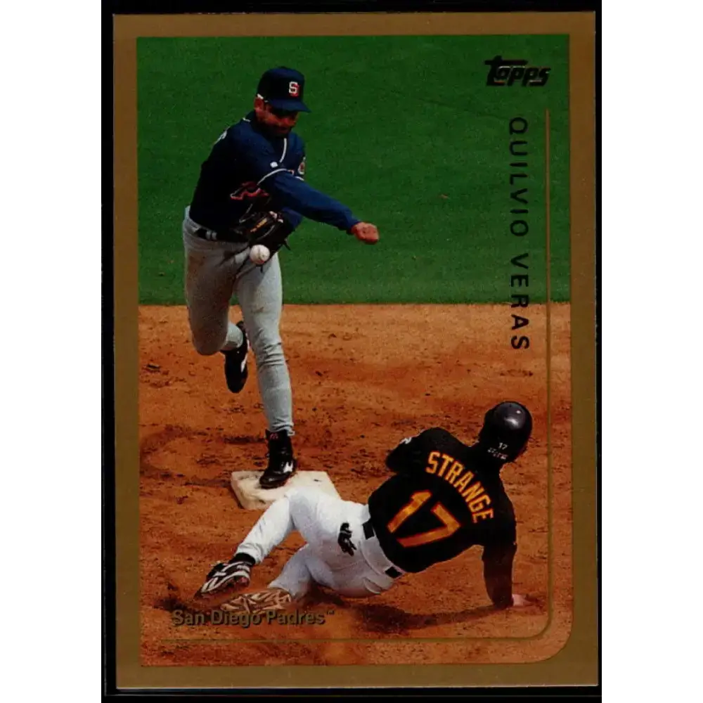 1999 Topps #29 Quilvio Veras NM-MT San Diego Padres Baseball Card - Baseball Card Single