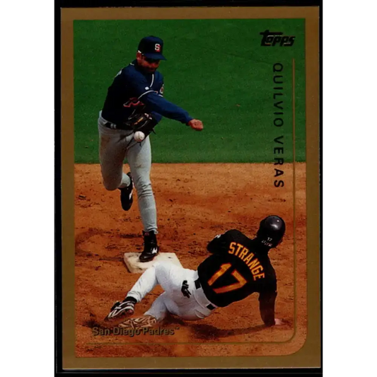 1999 Topps #29 Quilvio Veras NM-MT San Diego Padres Baseball Card - Baseball Card Single