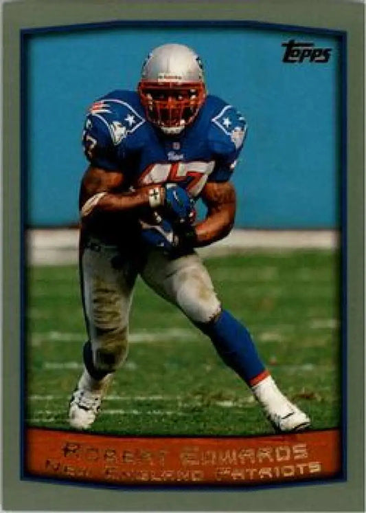 1999 Topps #290 Robert Edwards EX Excellent New England Patriots Football Card - Football Card Single