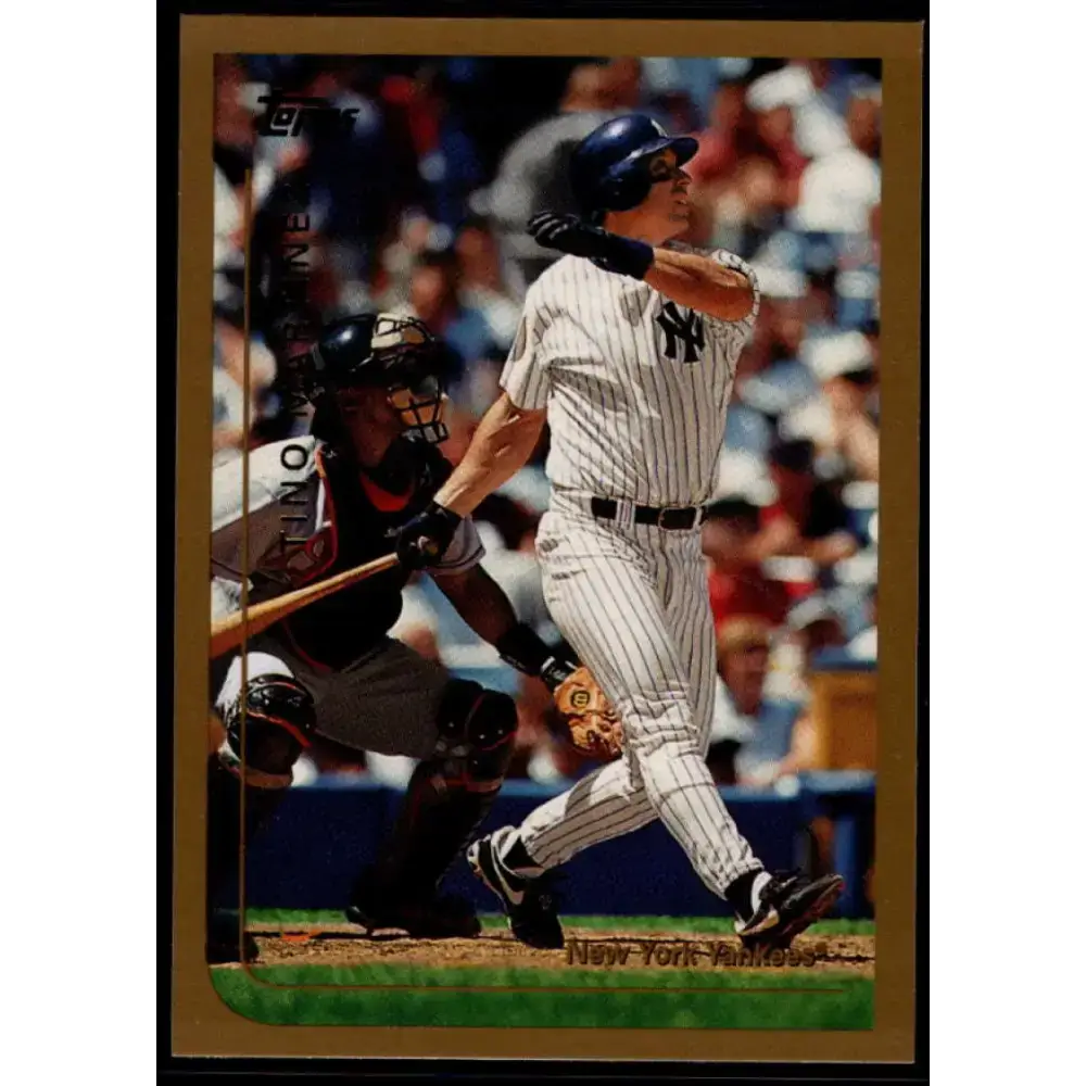 1999 Topps #290 Tino Martinez NM-MT New York Yankees Baseball Card - Baseball Card Single