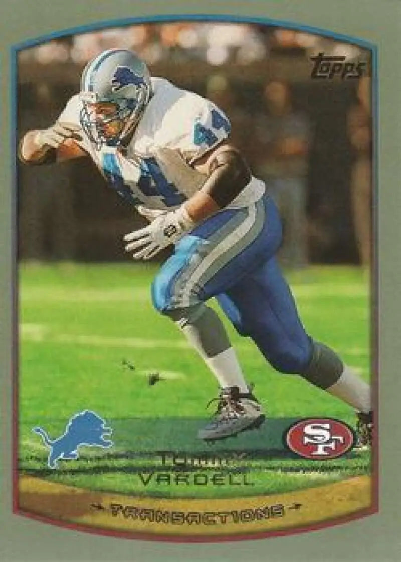1999 Topps #291 Tommy Vardell EX Excellent San Francisco 49ers Football Card - Football Card Single