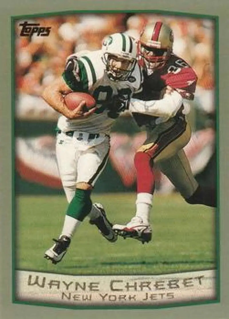 1999 Topps #292 Wayne Chrebet EX Excellent New York Jets Football Card - Football Card Single