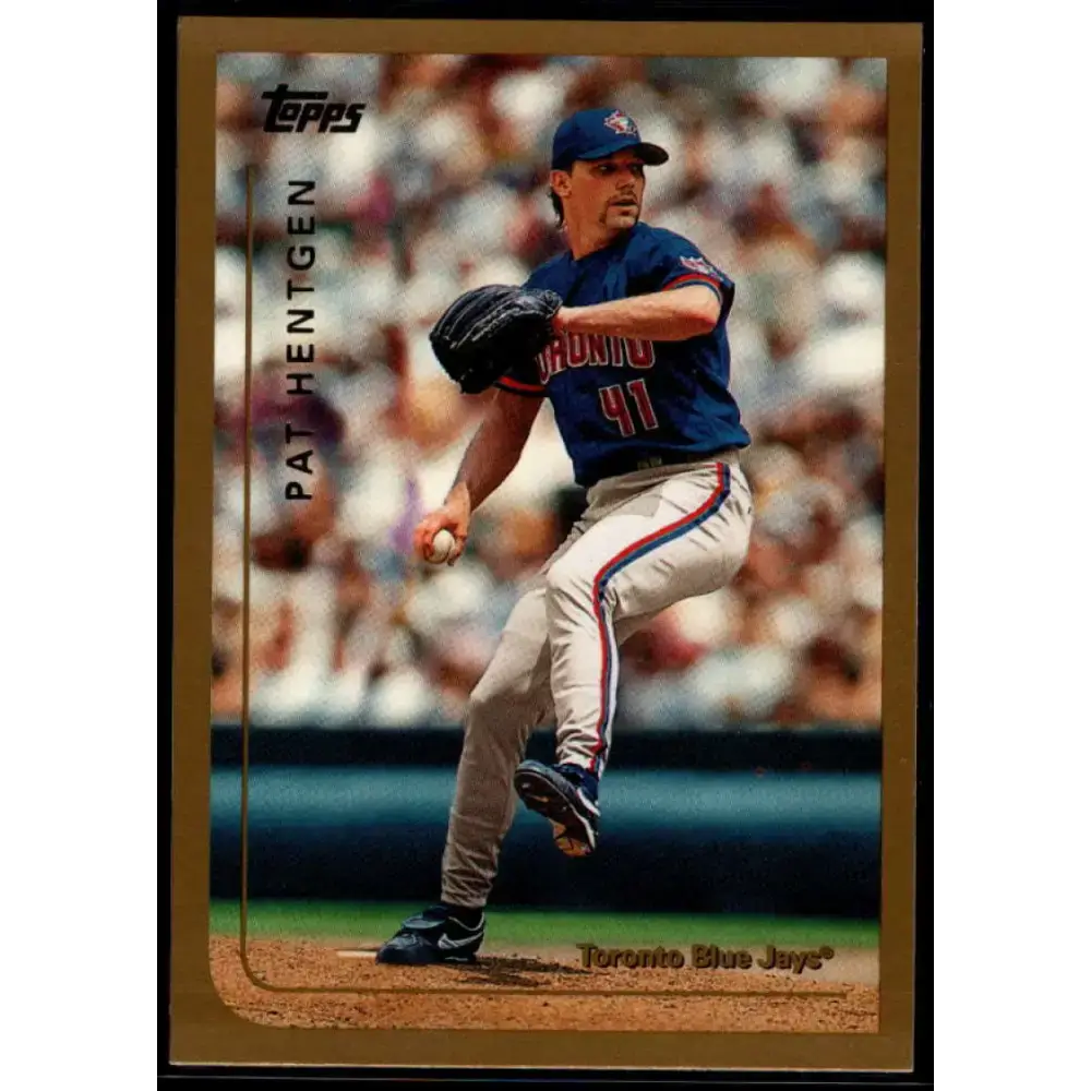 1999 Topps #298 Pat Hentgen NM-MT Toronto Blue Jays Baseball Card - Baseball Card Single