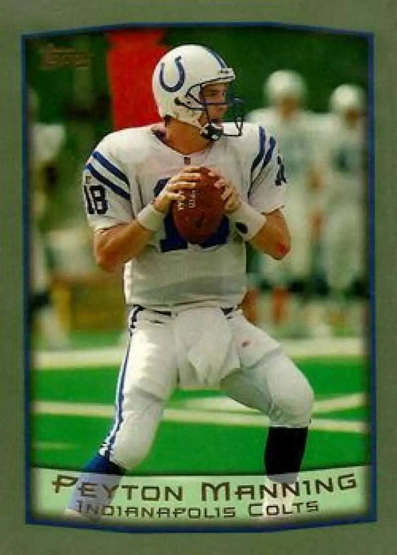 1999 Topps #300 Peyton Manning EX Excellent Indianapolis Colts Football Card - Football Card Single