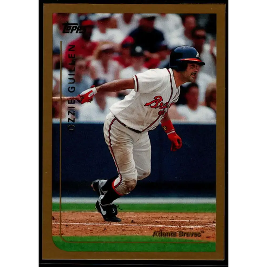 1999 Topps #301 Ozzie Guillen NM-MT Atlanta Braves Baseball Card