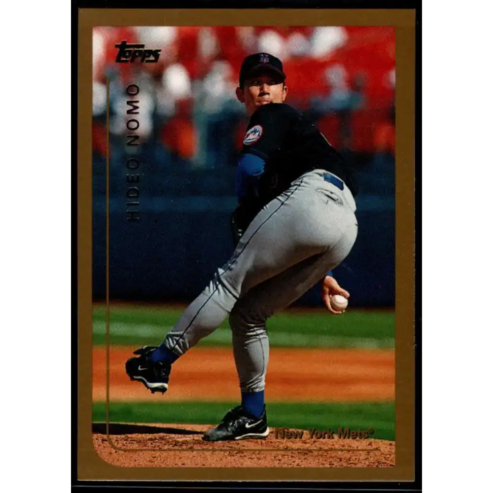 1999 Topps #302 Hideo Nomo NM-MT New York Mets Baseball Card - Baseball Card Single