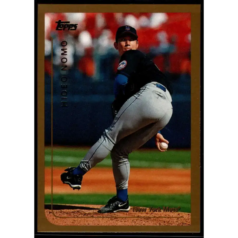 1999 Topps #302 Hideo Nomo NM-MT New York Mets Baseball Card - Baseball Card Single