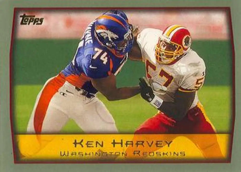 1999 Topps #304 Ken Harvey EX Excellent Washington Redskins Football Card - Football Card Single