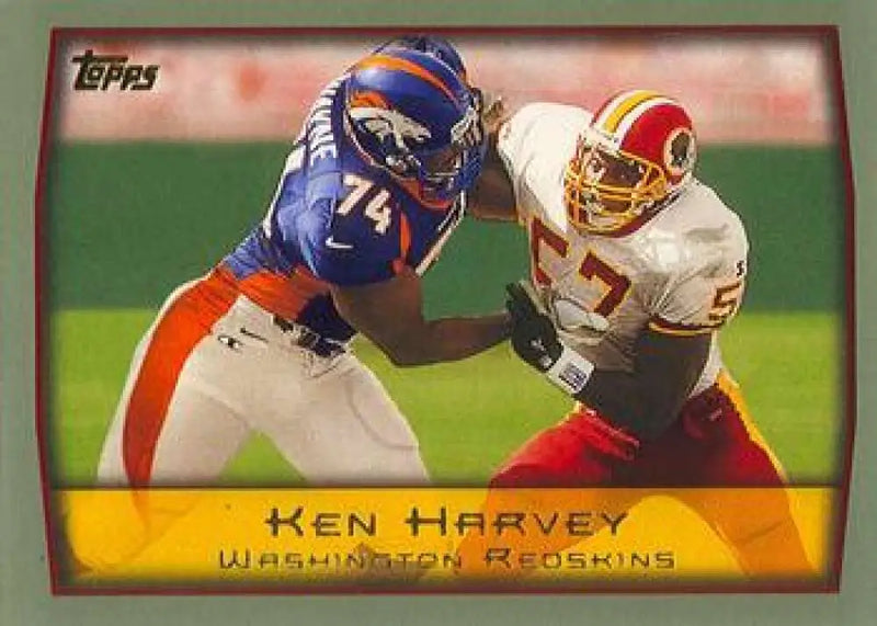1999 Topps #304 Ken Harvey EX Excellent Washington Redskins Football Card - Football Card Single