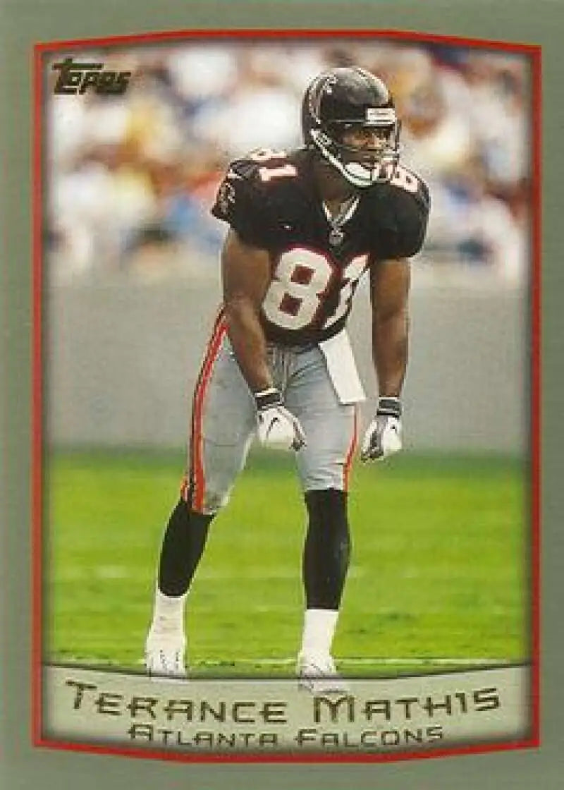 1999 Topps #306 Terance Mathis EX Excellent Atlanta Falcons Football Card - Football Card Single