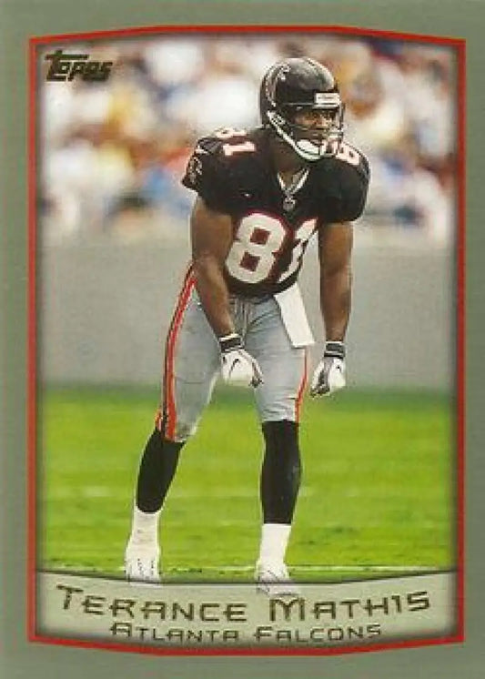 1999 Topps #306 Terance Mathis EX Excellent Atlanta Falcons Football Card - Football Card Single