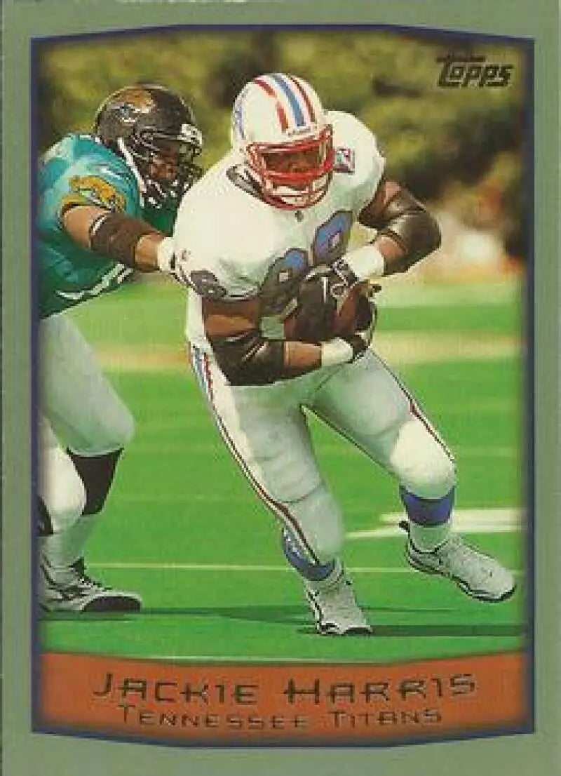 1999 Topps #308 Jackie Harris EX Excellent Tennessee Titans Football Card - Football Card Single