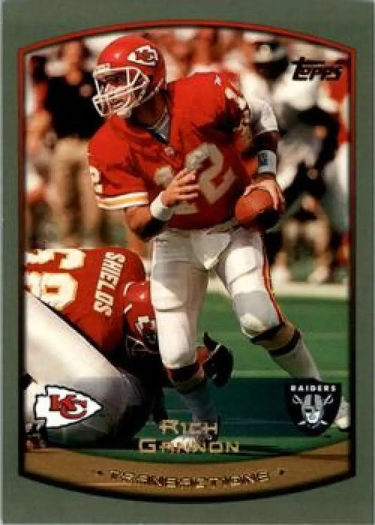 1999 Topps #309 Rich Gannon EX Excellent Oakland Raiders Football Card - Football Card Single
