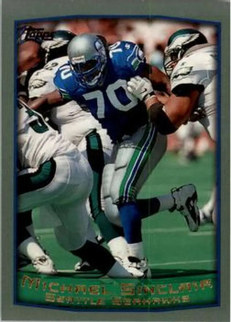 1999 Topps #31 Michael Sinclair EX Excellent Seattle Seahawks Football Card - Football Card Single