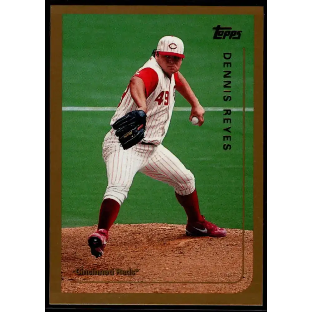 1999 Topps #311 Dennys Reyes NM-MT Cincinnati Reds Baseball Card - Baseball Card Single