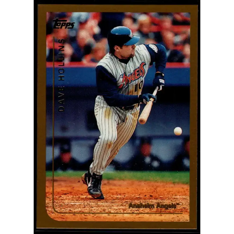 1999 Topps #318 Dave Hollins NM-MT Anaheim Angels Baseball Card - Baseball Card Single