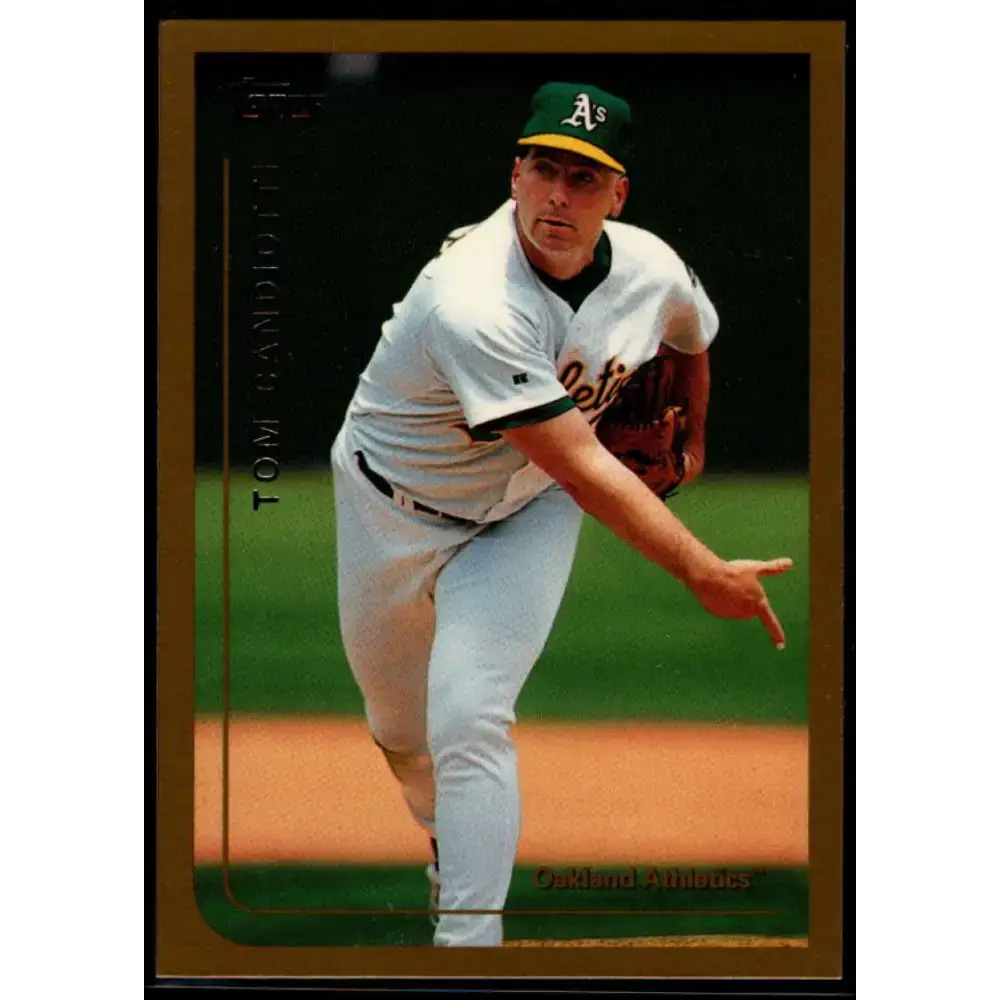 1999 Topps #319 Tom Candiotti NM-MT Oakland Athletics Baseball Card - Baseball Card Single