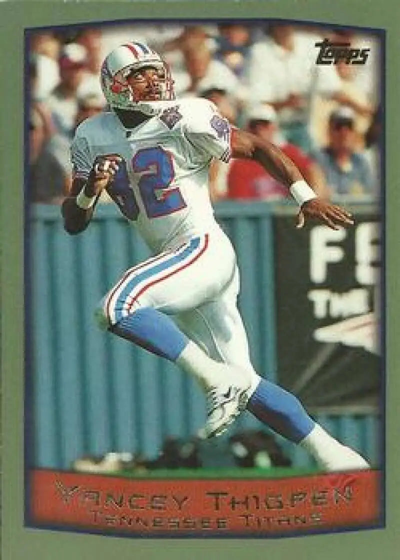 1999 Topps #32 Yancey Thigpen EX Excellent Tennessee Titans Football Card - Football Card Single