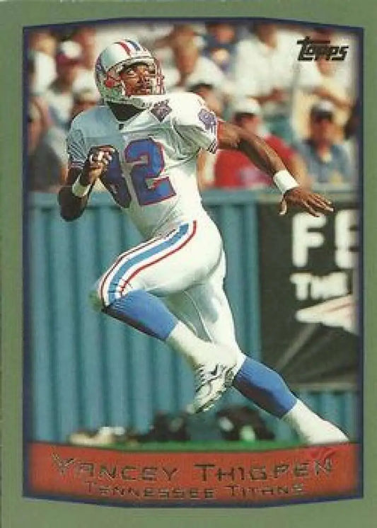1999 Topps #32 Yancey Thigpen EX Excellent Tennessee Titans Football Card - Football Card Single