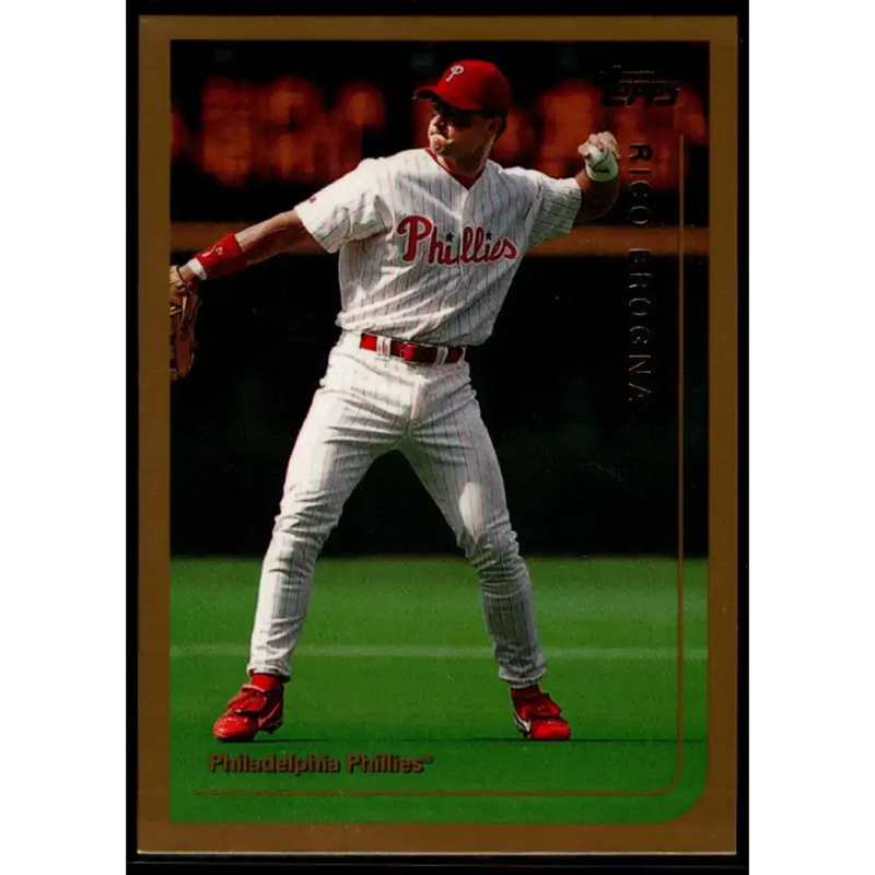 1999 Topps #321 Rico Brogna NM-MT Philadelphia Phillies Baseball Card - Baseball Card Single