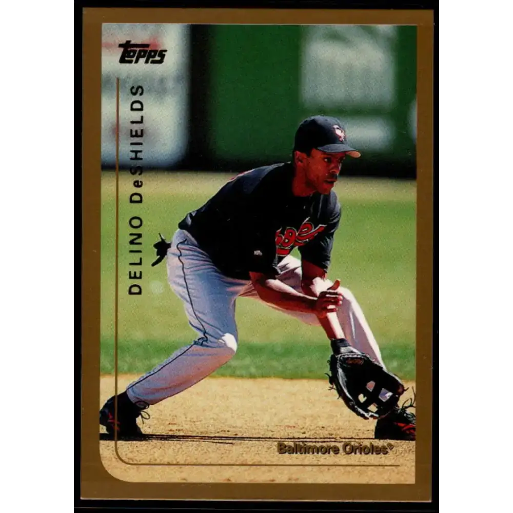 1999 Topps #327 Delino DeShields NM-MT Baltimore Orioles Baseball Card - Baseball Card Single