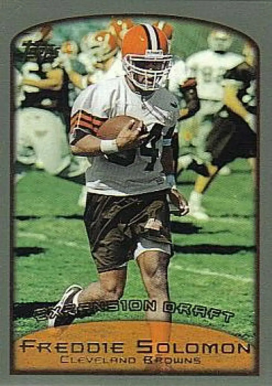 1999 Topps #328 Freddie Solomon EX Excellent Cleveland Browns Football Card