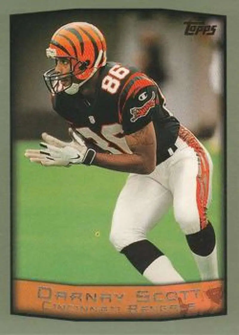 1999 Topps #33 Darnay Scott EX Excellent Cincinnati Bengals Football Card - Football Card Single