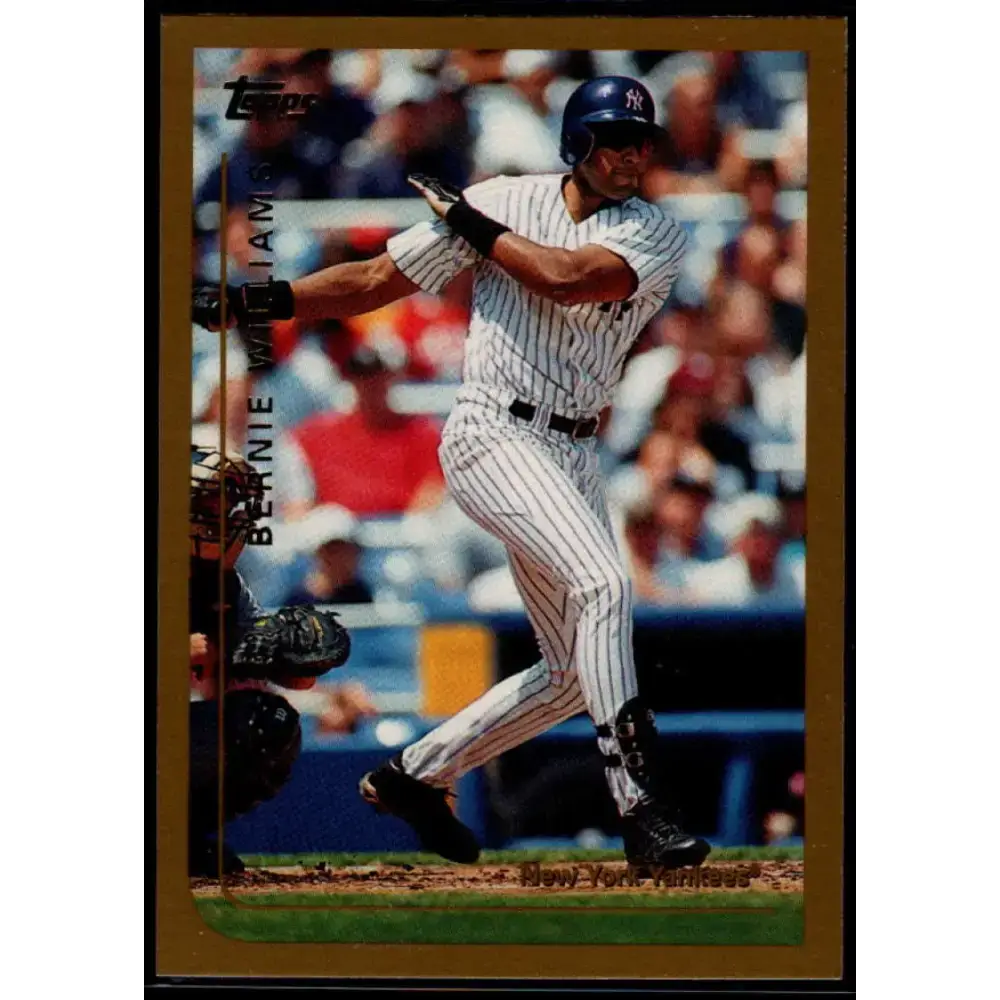 1999 Topps #335 Bernie Williams NM-MT New York Yankees Baseball Card - Baseball Card Single