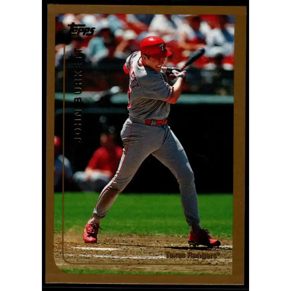 1999 Topps #337 John Burkett NM-MT Texas Rangers Baseball Card - Baseball Card Single