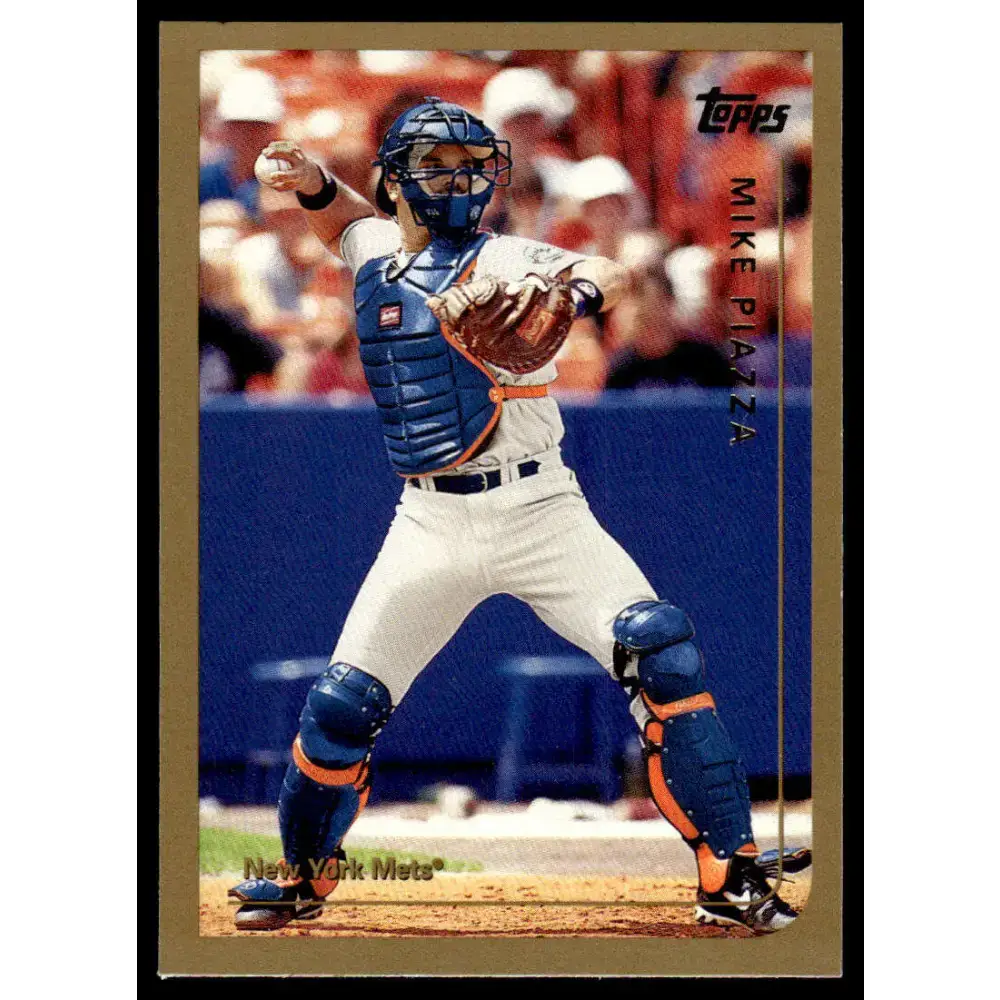 1999 Topps #340 Mike Piazza EX/NM New York Mets Baseball Card - Baseball Card Single