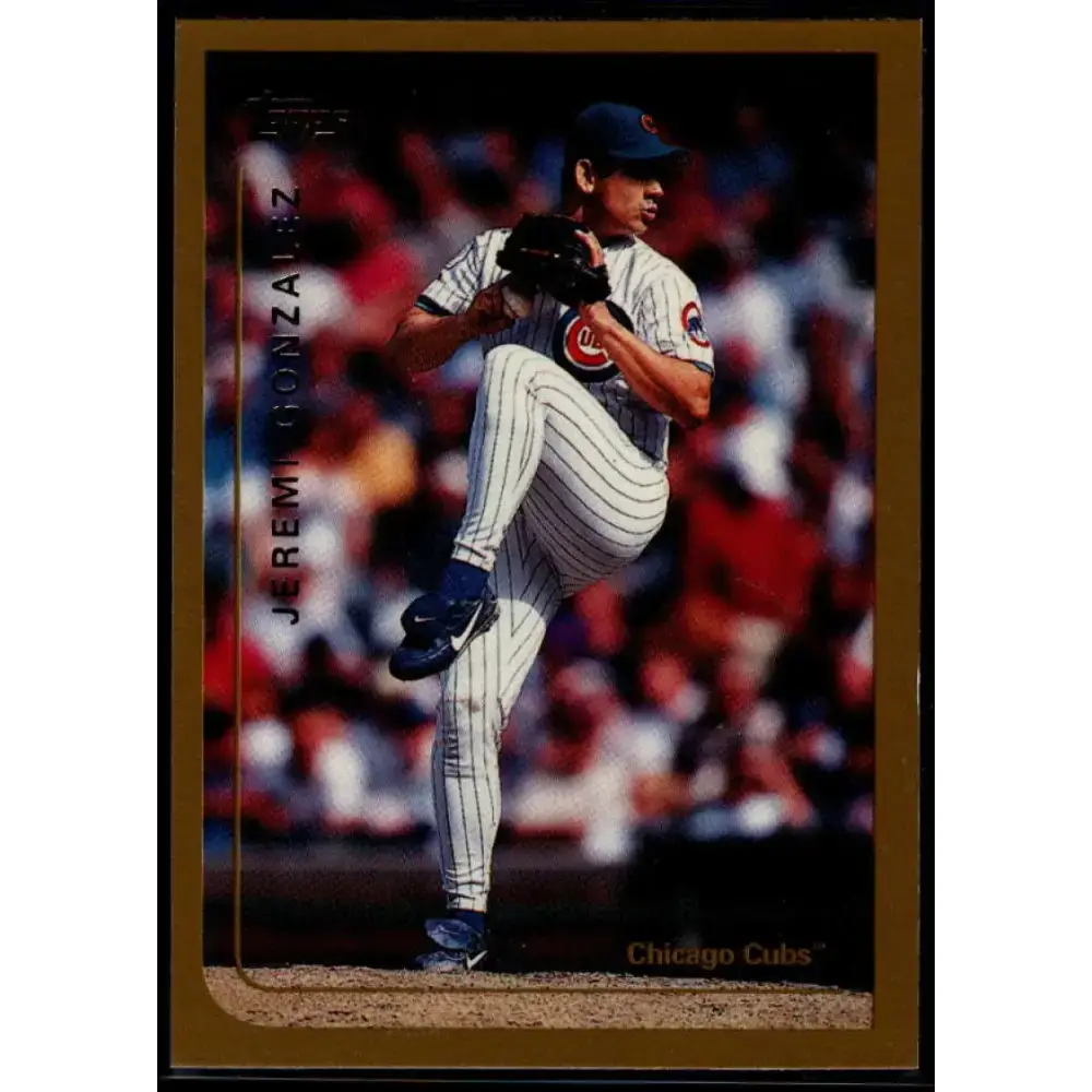 1999 Topps #341 Jeremi Gonzalez NM-MT Chicago Cubs Baseball Card - Baseball Card Single