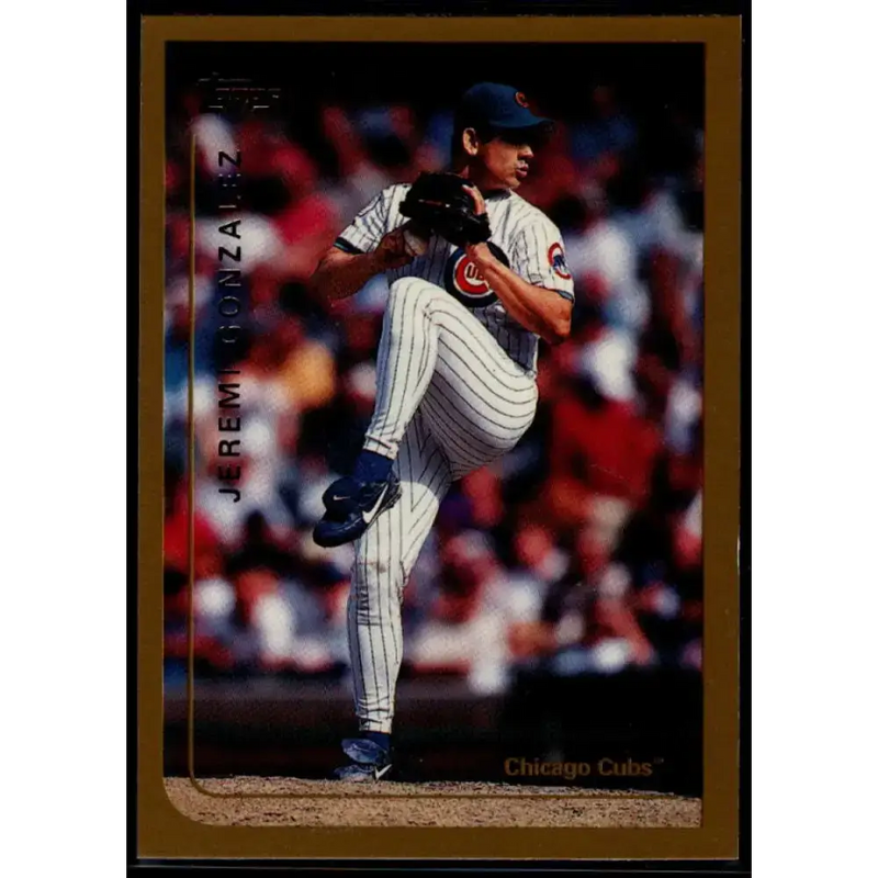 1999 Topps #341 Jeremi Gonzalez NM-MT Chicago Cubs Baseball Card - Baseball Card Single